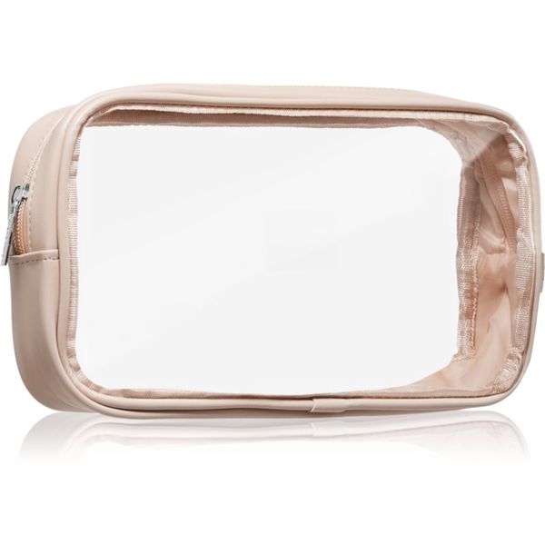 Notino Notino Travel Collection Cosmetic bag прозрачна козметична чантичка M Beige 24x12,5x5 cm 1 бр.