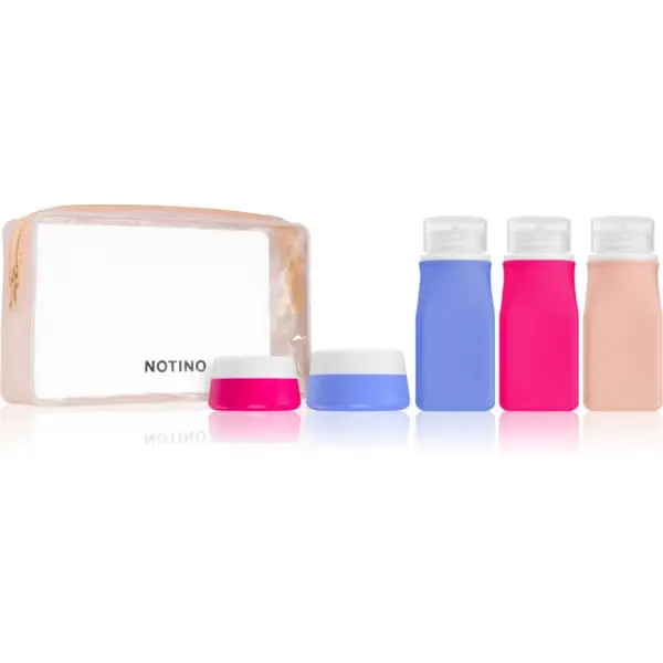 Notino Notino Travel Collection Silicone Travel Bottles Set контейнери за пътуване за многократна употреба