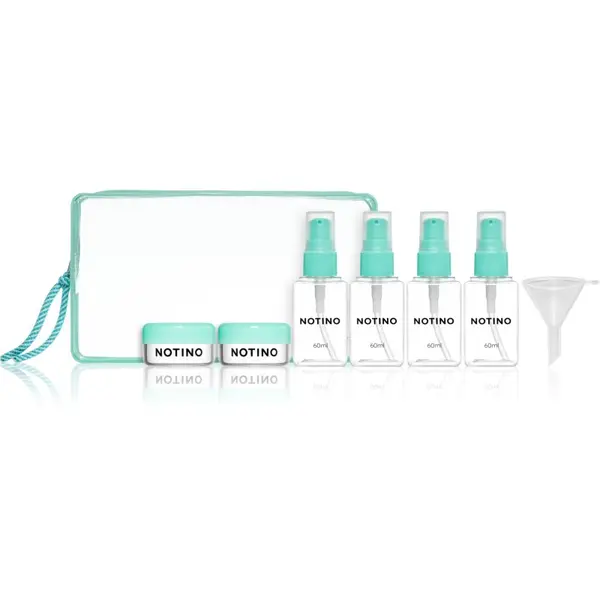 Notino Notino Travel Collection Travel Bottle Set контейнери за пътуване за многократна употреба Aquatic