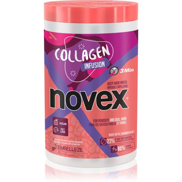 Novex Novex Collagen Infusion подсилваща маска за слаба, увредена коса и цъфтящи краища 400 гр.