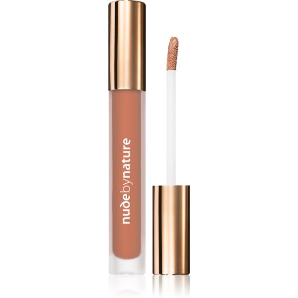 Nude by Nature Nude by Nature Satin Liquid Lipstick Кремообразно червило със сатенено покритие цвят 01 Sand 3,75 мл.