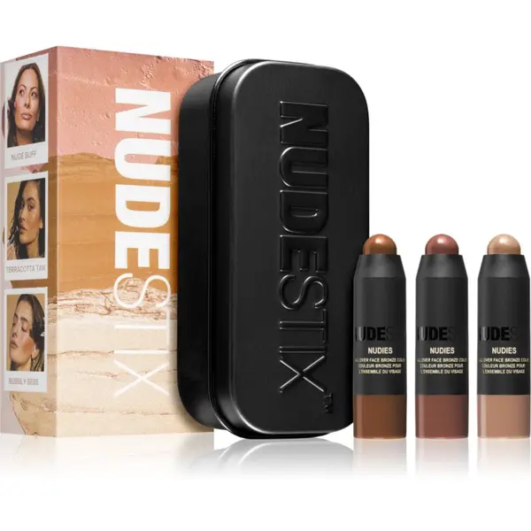Nudestix Nudestix Mini Soft & Warm Nudies комплект декоративна козметика