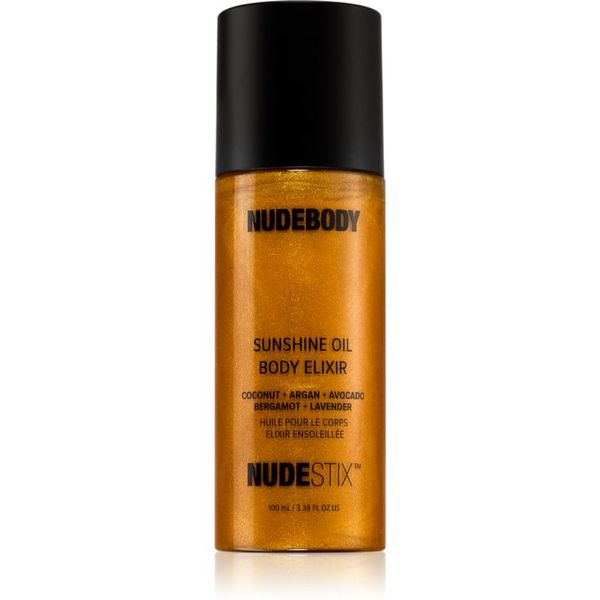 Nudestix Nudestix Nudebody Sunshine Oil Body Elixir хидратиращо олио за тяло с ефект на лек загар 100 мл.