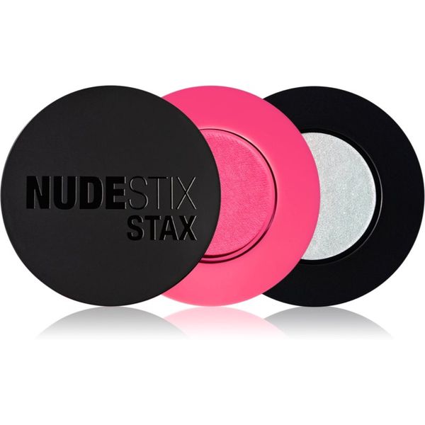 Nudestix Nudestix Stax Set мултифункционален грим за очи, устни и лице цвят Pinkglow 2x2,5 гр.
