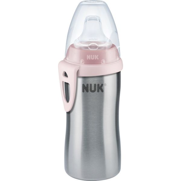 NUK NUK Active Cup Stainless Steel детско шише Rose 215 мл.