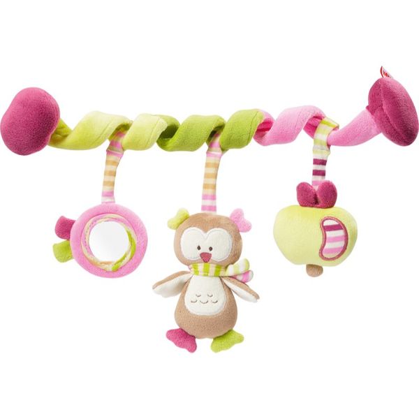NUK NUK Activity Spiral Owl контрастна играчка за окачане