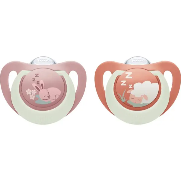 NUK NUK First Choice Night 6-18 m биберон 2 бр.