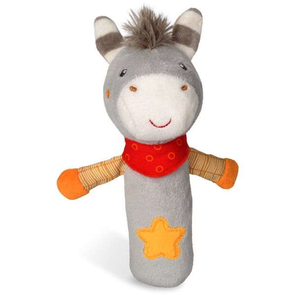 NUK NUK Happy Farm мека писукаща играчка 3m+ Donkey 1 бр.