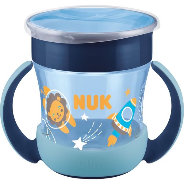 NUK NUK Magic Cup Night чаша с дръжки 6m+ Blue 160 мл.