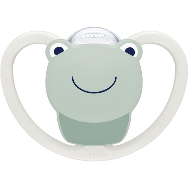 NUK NUK Space 0-6 m биберон Frog 1 бр.