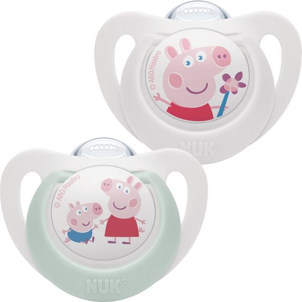 NUK NUK Star Peppa Pig биберон 0-6 m 2 бр.