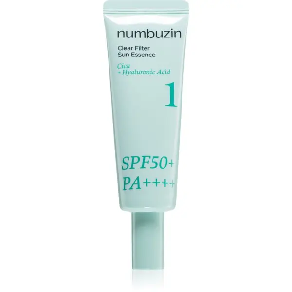 Numbuzin Numbuzin No. 1 Clear Filter Sun Essence озаряваща есенция с успокояващ ефект SPF 50+ 50 мл.