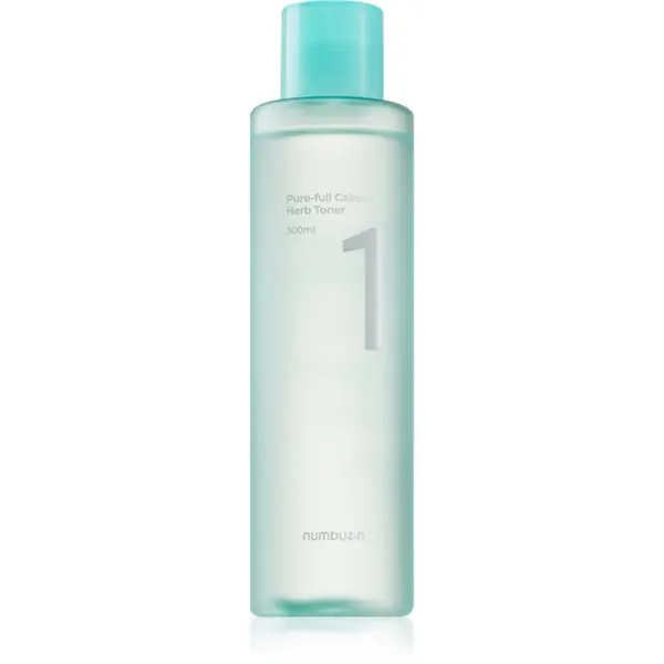 Numbuzin Numbuzin No. 1 Pure-Full Calming Herb Toner успокояващ тоник за лице за проблемна кожа 300 мл.