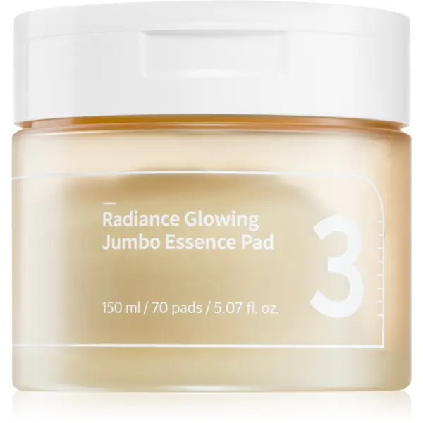Numbuzin Numbuzin No. 3 Radiance Glowing Jumbo Essence Pad тонизиращи възглавнички за освежаване и хидратация 70 бр.