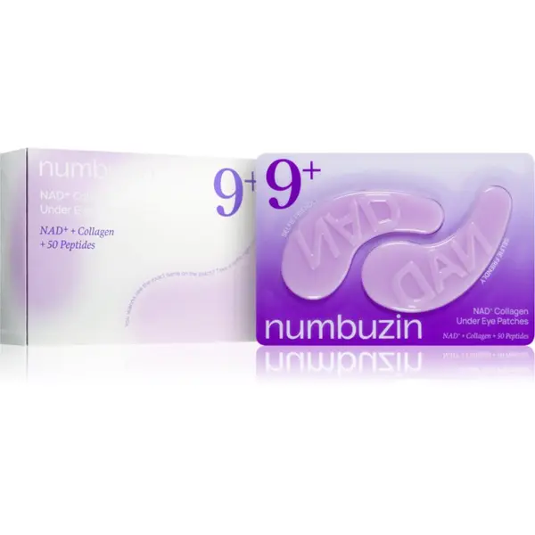 Numbuzin Numbuzin No. 9 NAD+ Collagen Under Eye Patches хидрогел стелки против бръчки и тъмни кръгове 5 бр.