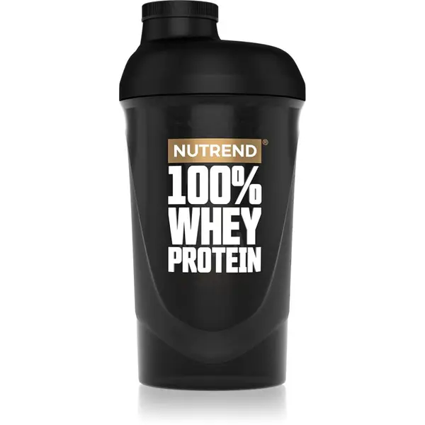 Nutrend Nutrend Shaker 600 ml спортен шейкър боя Black 600 мл.