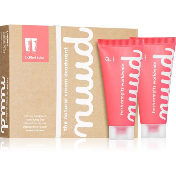 NUUD nuud Smarter Pack Red крем-дезодорант натурално 2x20 мл.