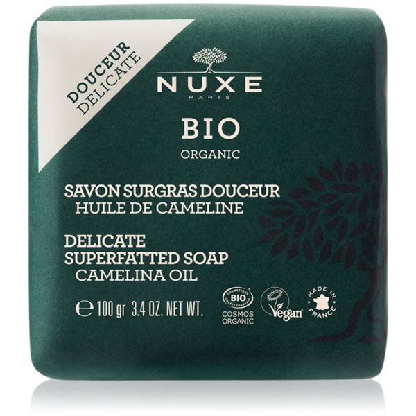 Nuxe Nuxe Bio Organic екстра нежен подхранващ сапун за тяло и лице 100 гр.