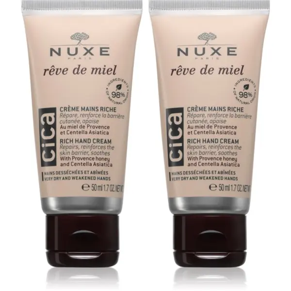 Nuxe Nuxe Rêve de Miel Cica Rich Hand Cream крем за ръце за суха и чувствителна кожа