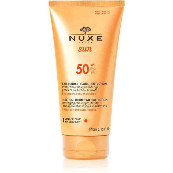 Nuxe Nuxe Sun защитно мляко за загар SPF 50 150 мл.