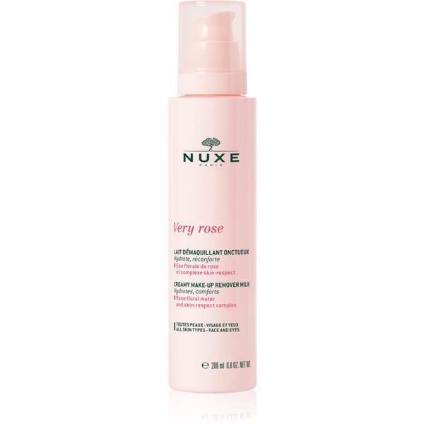 Nuxe Nuxe Very Rose нежен лосион за почистване на грим за всички типове кожа на лицето 200 мл.