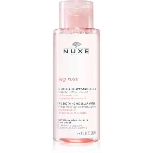 Nuxe Nuxe Very Rose успокояваща мицеларна вода за лице и очи 400 мл.