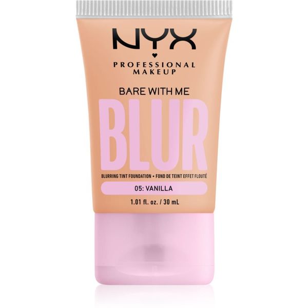 NYX Professional Makeup NYX Professional Makeup Bare With Me Blur Tint хидратиращ фон дьо тен цвят 05 Vanilla 30 мл.