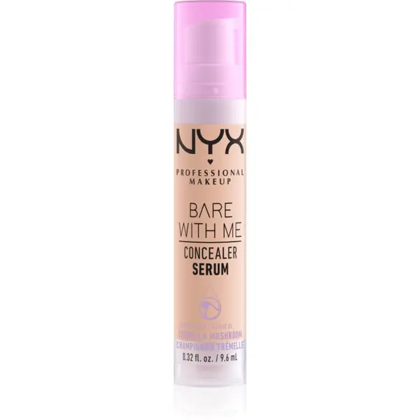 NYX Professional Makeup NYX Professional Makeup Bare With Me Concealer Serum овлажняващ коректор 2 в 1 цвят 02 Light 9,6 мл.