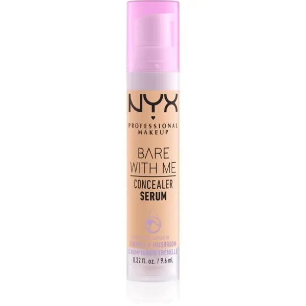 NYX Professional Makeup NYX Professional Makeup Bare With Me Concealer Serum овлажняващ коректор 2 в 1 цвят 04 Beige 9,6 мл.