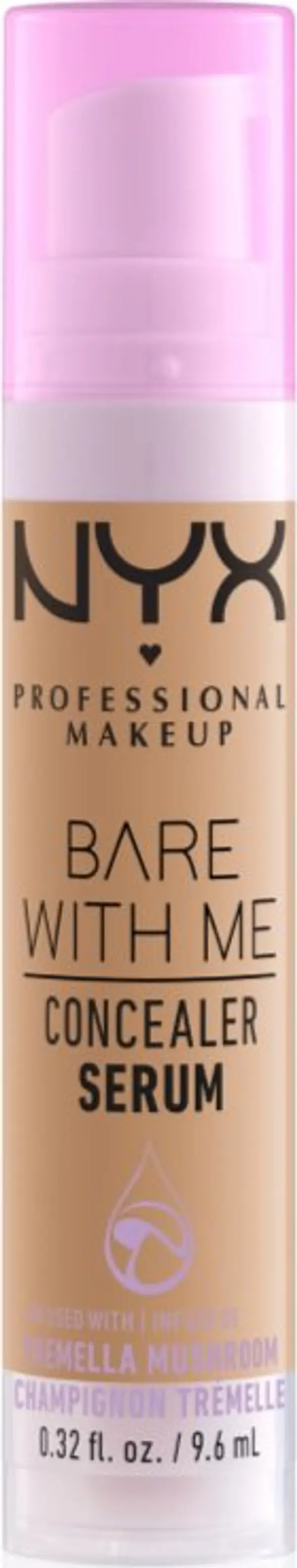 NYX Professional Makeup NYX Professional Makeup Bare With Me Concealer Serum овлажняващ коректор 2 в 1 цвят 07 Medium 9,6 мл.