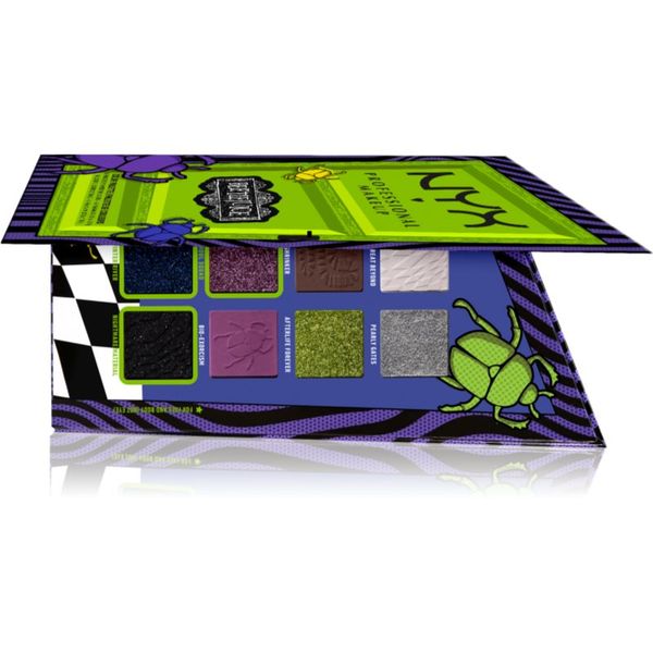 NYX Professional Makeup NYX Professional Makeup Beetlejuice Shadow Palette палитра сенки за очи 8 броя 8x0,8 гр.