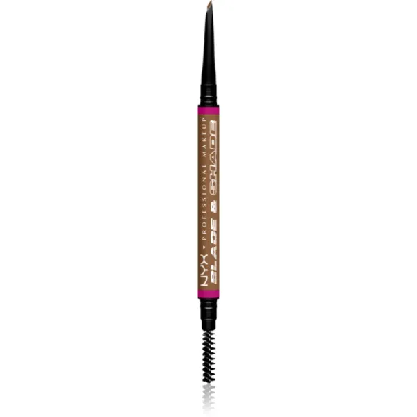 NYX Professional Makeup NYX Professional Makeup Blade & Shade молив за вежди с четка цвят 02 Blonde гр.