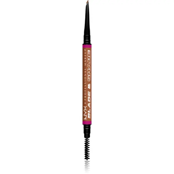 NYX Professional Makeup NYX Professional Makeup Blade & Shade молив за вежди с четка цвят 05 Auburn гр.