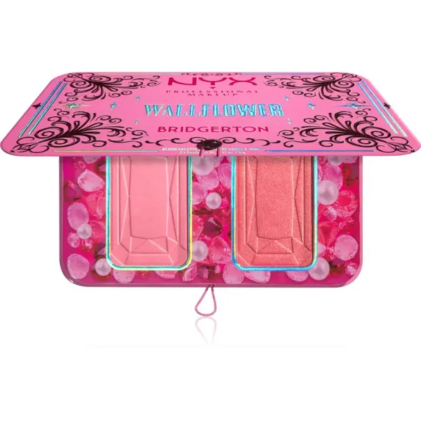 NYX Professional Makeup NYX Professional Makeup Bridgerton Royal Blush палитра с ружове цвят 01 Wallflower 2x5 гр.