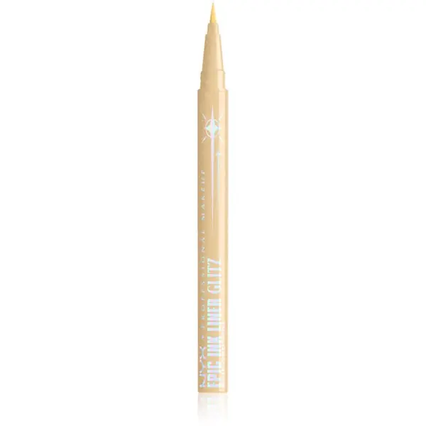 NYX Professional Makeup NYX Professional Makeup Bridgerton Royal Epic Ink Liner очна линия с блестящи частици цвят 02 Glitzed In Gold 1 мл.