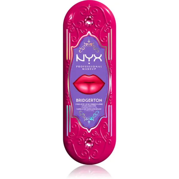 NYX Professional Makeup NYX Professional Makeup Bridgerton Royal Treasures комплект за устни цвят 05 2 бр.