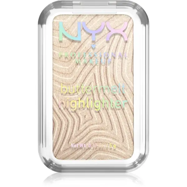 NYX Professional Makeup NYX Professional Makeup Buttermelt Highlighter озарител цвят bright & butta 05 5 гр.