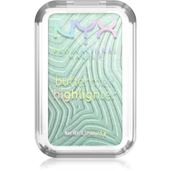 NYX Professional Makeup NYX Professional Makeup Buttermelt Highlighter озарител цвят butta mint 20 5 гр.