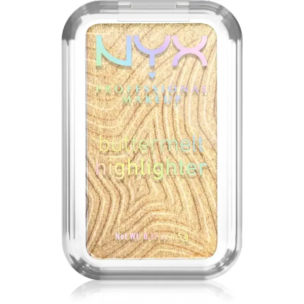 NYX Professional Makeup NYX Professional Makeup Buttermelt Highlighter озарител цвят butta than gold 25 5 гр.