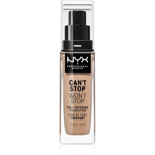 NYX Professional Makeup NYX Professional Makeup Can't Stop Won't Stop Full Coverage Foundation високо покривен фон дьо тен цвят Light Ivory 30 мл.
