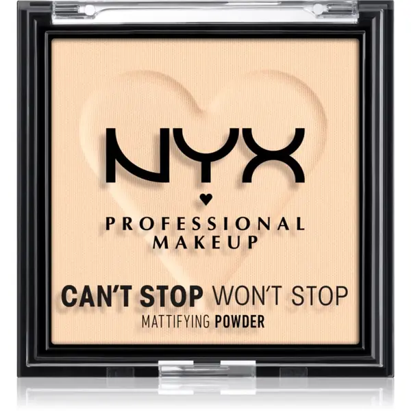NYX Professional Makeup NYX Professional Makeup Can't Stop Won't Stop Mattifying Powder матираща пудра цвят 01 Fair 6 гр.