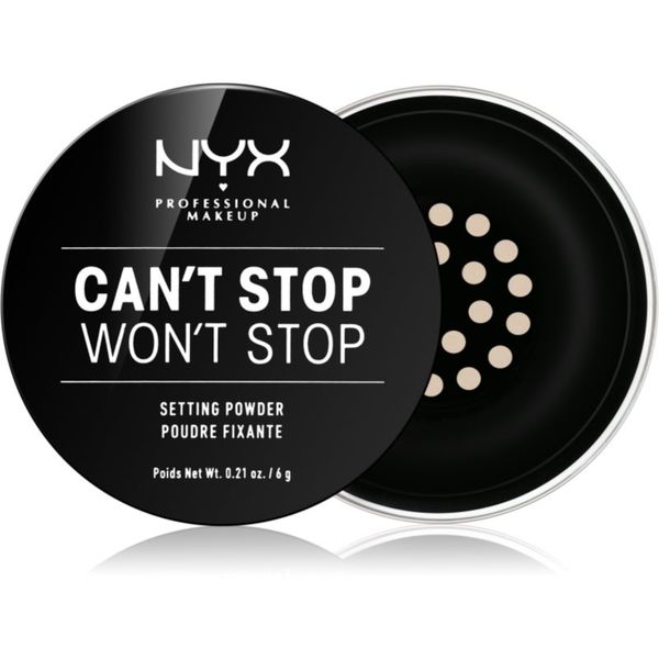 NYX Professional Makeup NYX Professional Makeup Can't Stop Won't Stop насипна пудра цвят 01 Light 6 гр.