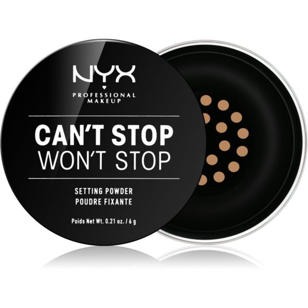 NYX Professional Makeup NYX Professional Makeup Can't Stop Won't Stop насипна пудра цвят 03 Medium 6 гр.