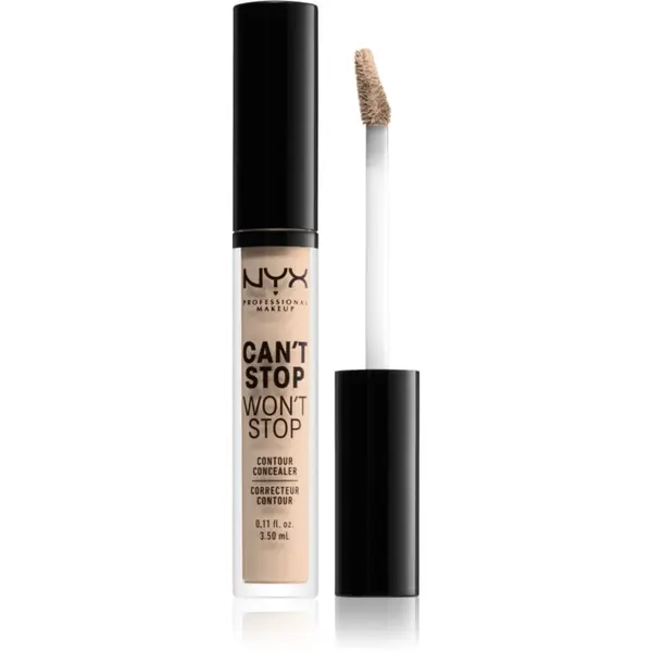 NYX Professional Makeup NYX Professional Makeup Can't Stop Won't Stop течен коректор цвят 02 Alabaster 3.5 мл.