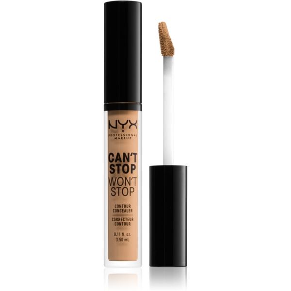 NYX Professional Makeup NYX Professional Makeup Can't Stop Won't Stop течен коректор цвят 7.5 Soft Beige 3.5 мл.