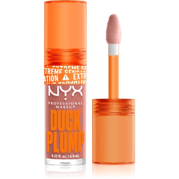 NYX Professional Makeup NYX Professional Makeup Duck Plump блясък за устни с увеличаващ ефект цвят 02 Banging Bare 6,8 мл.