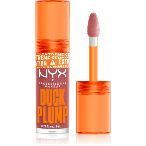 NYX Professional Makeup NYX Professional Makeup Duck Plump блясък за устни с увеличаващ ефект цвят 03 Nude Swings 7 мл.