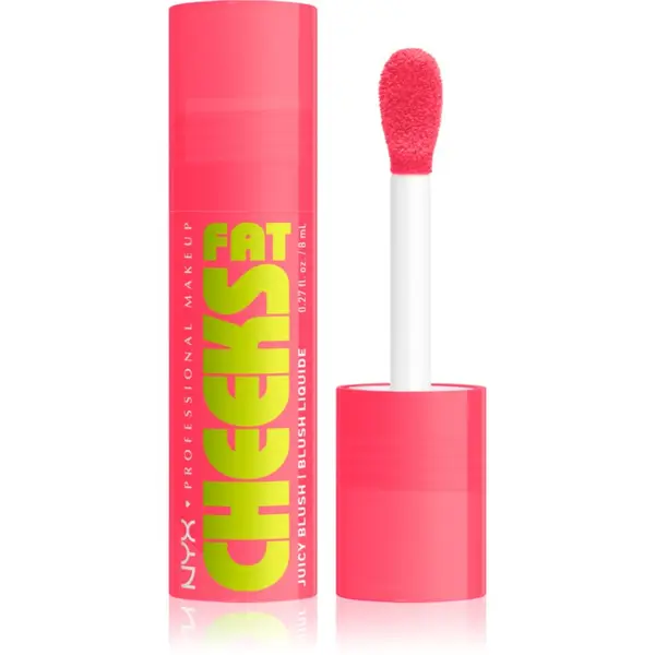 NYX Professional Makeup NYX Professional Makeup Fat Cheeks Juicy Blush течен руж цвят 03 Guava Gush 8 мл.