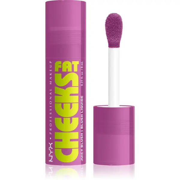NYX Professional Makeup NYX Professional Makeup Fat Cheeks Juicy Blush течен руж цвят 08 Blueberry Burst 8 мл.