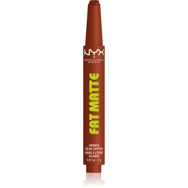 NYX Professional Makeup NYX Professional Makeup Fat Matte балсам за устни с матиращ ефект Beary Nude 2 гр.